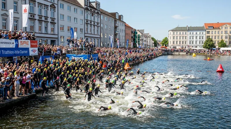 The iconic Hamburg swim start will set the tone for a crucial weekend of racing.