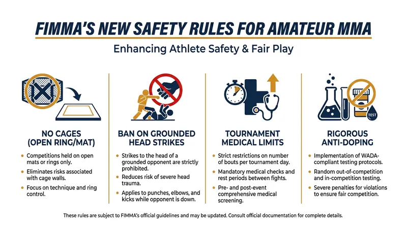 FIMMA's proposed rule changes prioritize athlete safety to meet International Olympic Committee standards.