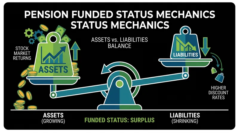 A dual tailwind of rising equity markets and higher discount rates has pushed pension plans into surplus.