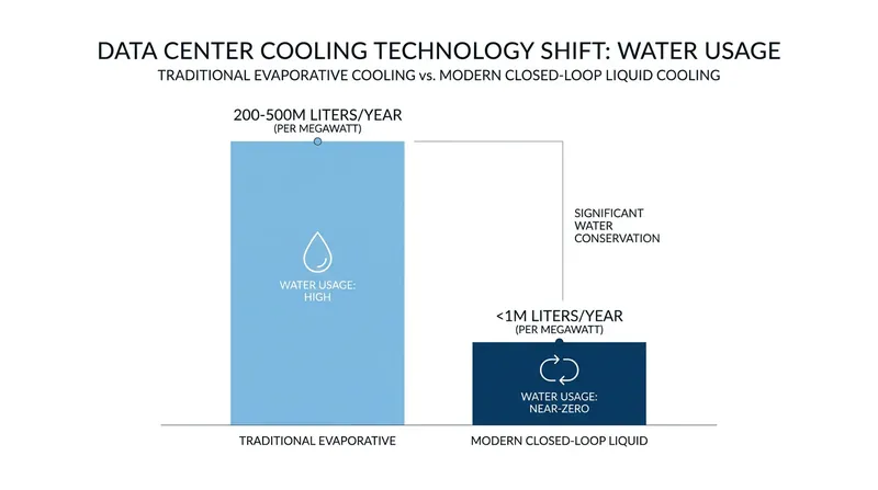 Strict local water regulations are forcing the tech industry to adopt highly efficient closed-loop cooling systems.