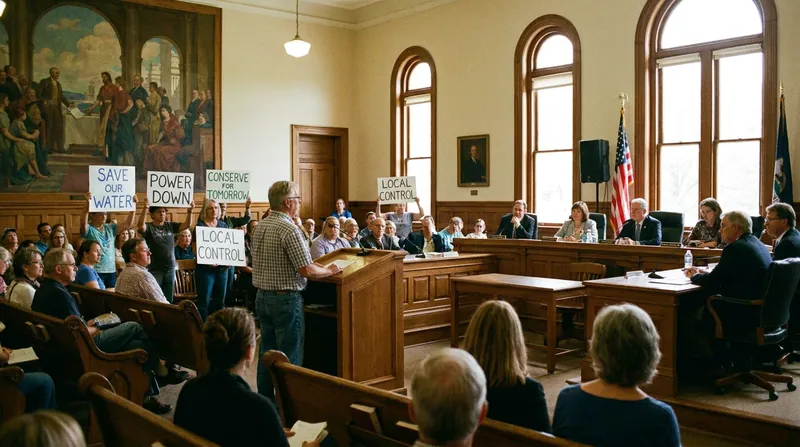 Residents across the country are packing city council meetings to demand stricter oversight of tech infrastructure.