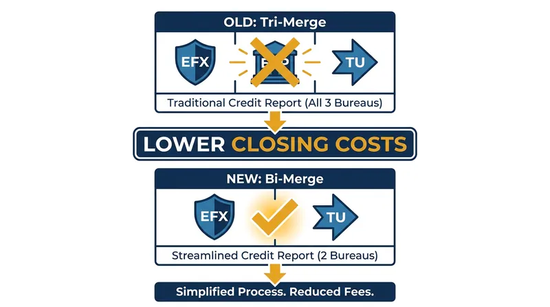 The FHFA is also transitioning lenders from a three-bureau credit pull to a two-bureau requirement to reduce consumer costs.