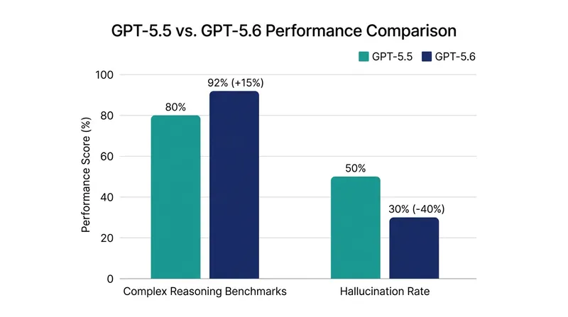 GPT-5.6 offers incremental but significant improvements in reasoning and reliability.