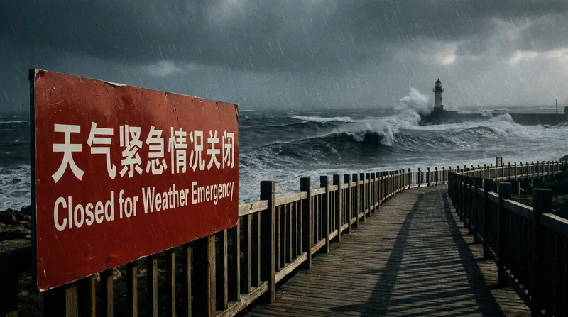 Coastal tourist attractions across Zhejiang and Fujian provinces have been preemptively shuttered.