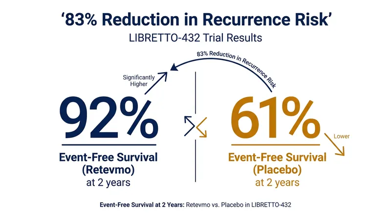 Patients taking Retevmo saw a massive improvement in two-year event-free survival compared to those on a placebo.