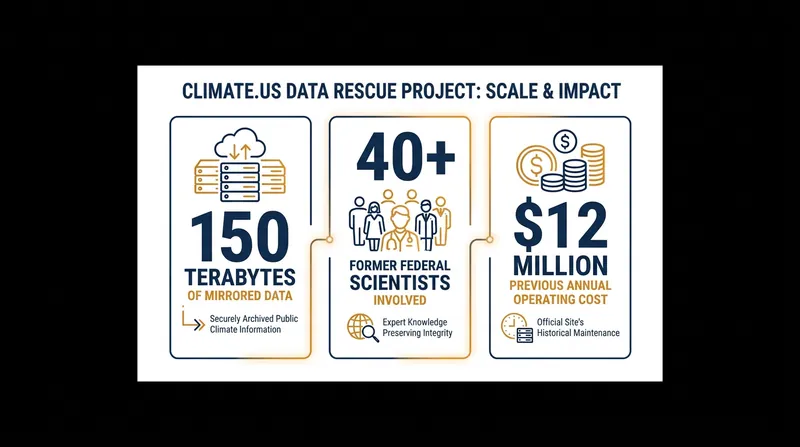 The scale and cost of the federal climate data transition.