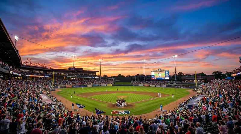 The Hub City Spartanburgers have brought professional baseball back to Spartanburg, South Carolina, at the new Fifth Third Park.