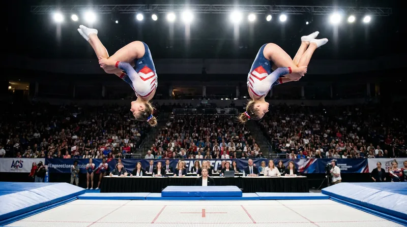 Katsiaryna Yarshova captured dual gold medals in Coimbra, winning both the individual and synchronized events.