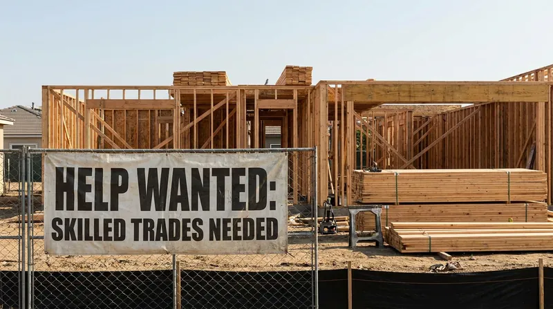 A reduction in immigrant labor threatens to exacerbate existing construction shortages, potentially keeping housing supply constrained.