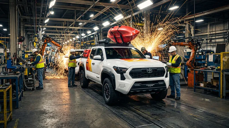The expansion will bring production of the popular Tacoma midsize pickup back to the United States.
