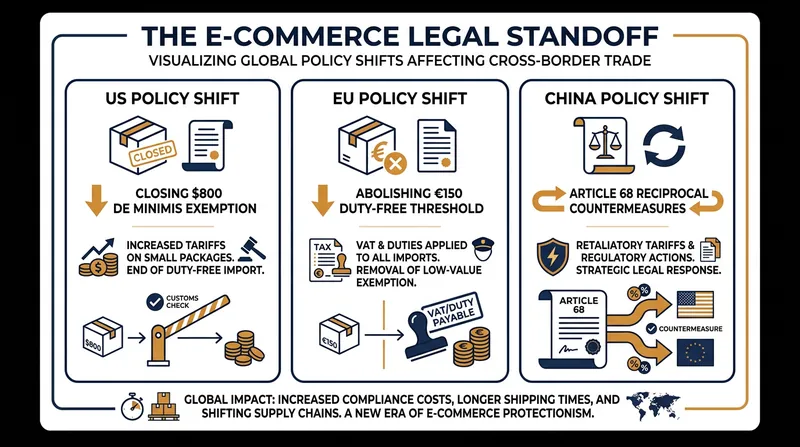How Western tariff closures triggered China's reciprocal legal response.