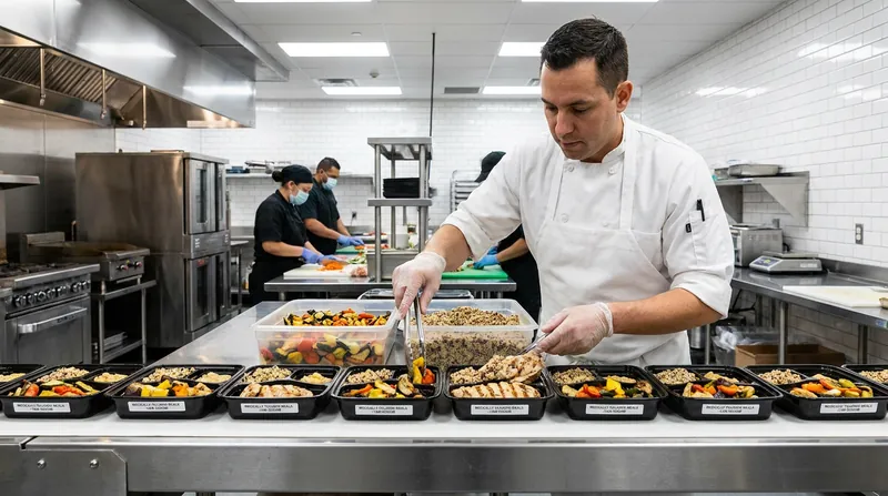 Medically tailored meals are customized by dietitians to manage specific chronic conditions like diabetes and heart failure.