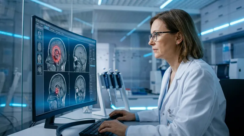 Acquired hypothalamic obesity typically develops after surgery or radiation damages the brain's energy-regulating center.