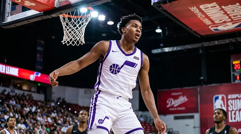 Utah Jazz rookie Darryn Peterson has been the standout scorer of the early summer exhibitions.