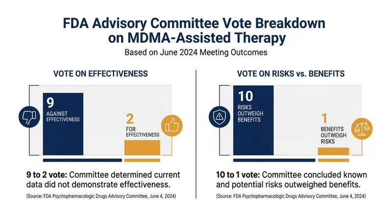 The FDA's advisory committee voted overwhelmingly against the therapy's effectiveness and safety profile.
