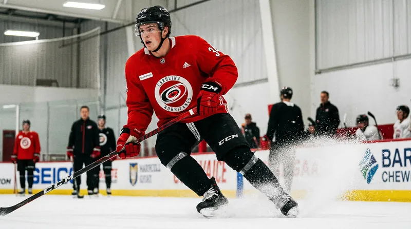 Early-season absences will provide crucial NHL opportunities for top prospects like Carolina's Bradly Nadeau.