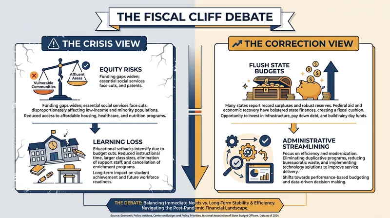 Economists and advocates remain divided on whether the expiration of federal funds represents a crisis or a necessary market correction.