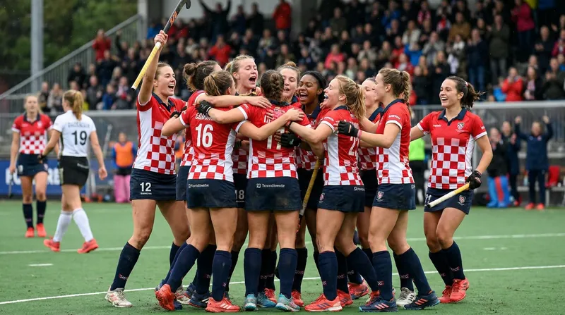 Croatia delivered the biggest upset of the opening day, taking down heavily favored Switzerland.