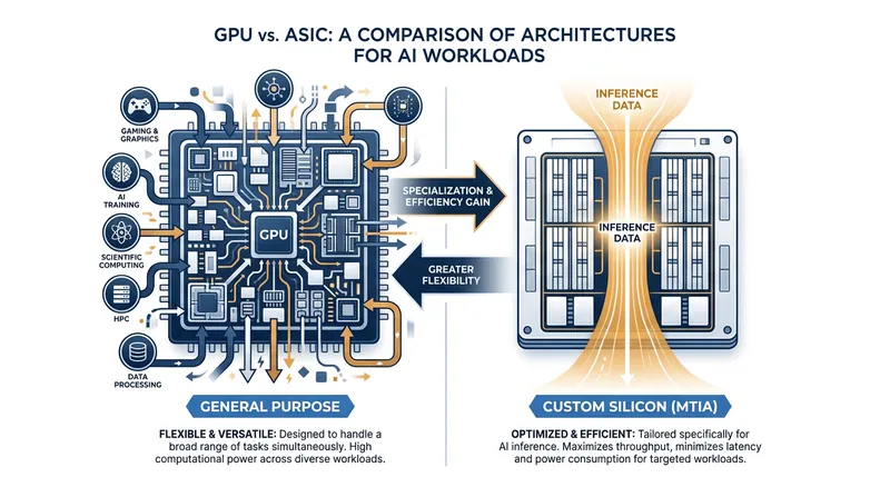 Custom silicon allows companies to strip away unnecessary features and optimize architecture purely for specific workloads.