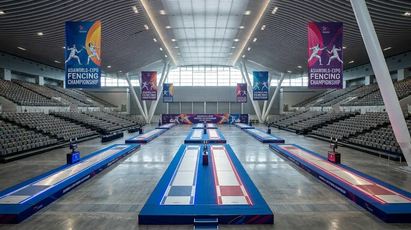 Hong Kong's AsiaWorld-Expo will host the 2026 FIE Senior World Fencing Championships this July.