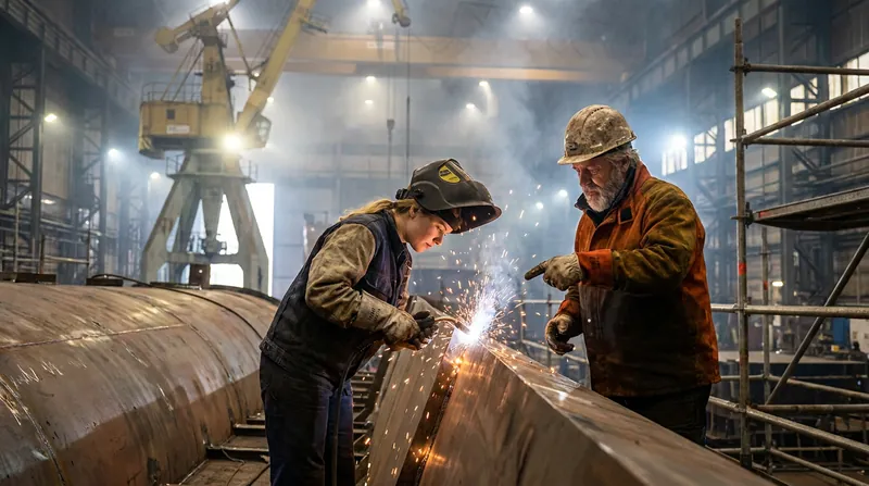 Shipbuilding and defense manufacturing are priority sectors for the new apprenticeship expansion.
