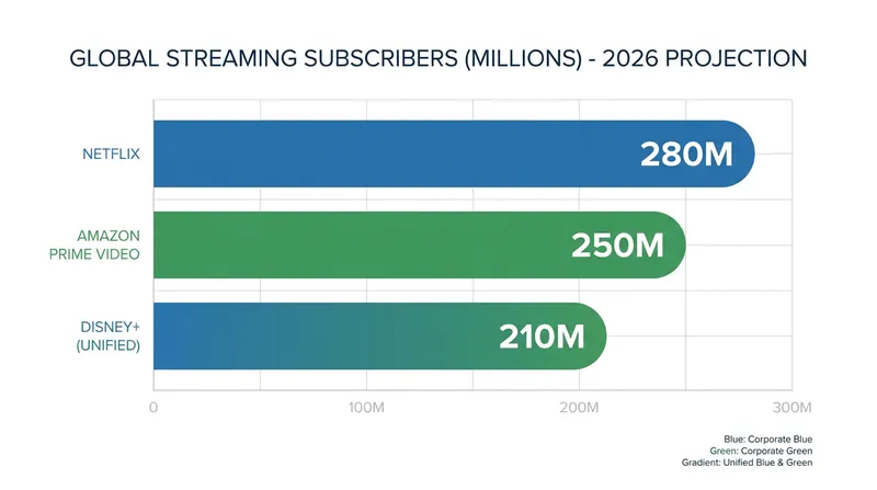 The integration gives Disney a unified subscriber base to better compete with industry leaders Netflix and Amazon.