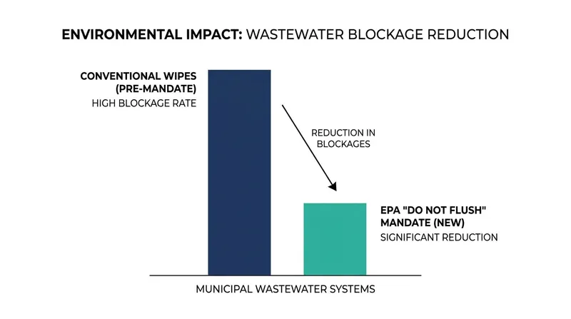Wastewater utilities strongly advocated for the 'Do Not Flush' labeling to prevent costly infrastructure damage.