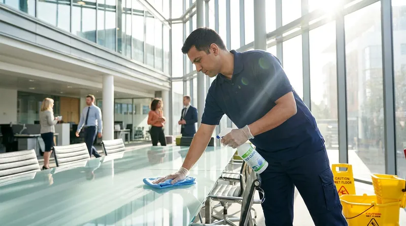 The new Cleaning Service Certification aims to reduce occupational asthma and chemical exposure for janitorial staff.