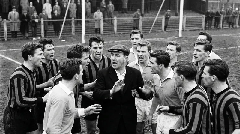 Before 1970, referees relied on verbal dismissals, often leading to prolonged arguments due to language barriers.