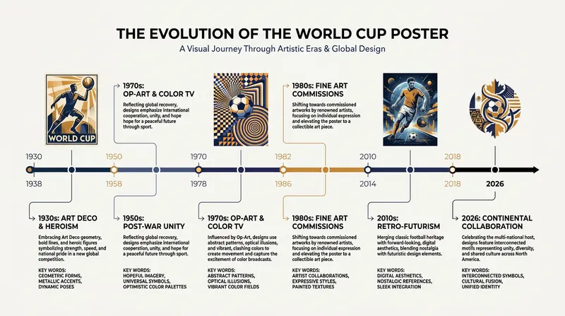 The artistic styles of the posters have consistently mirrored the broader global design trends of their respective decades.
