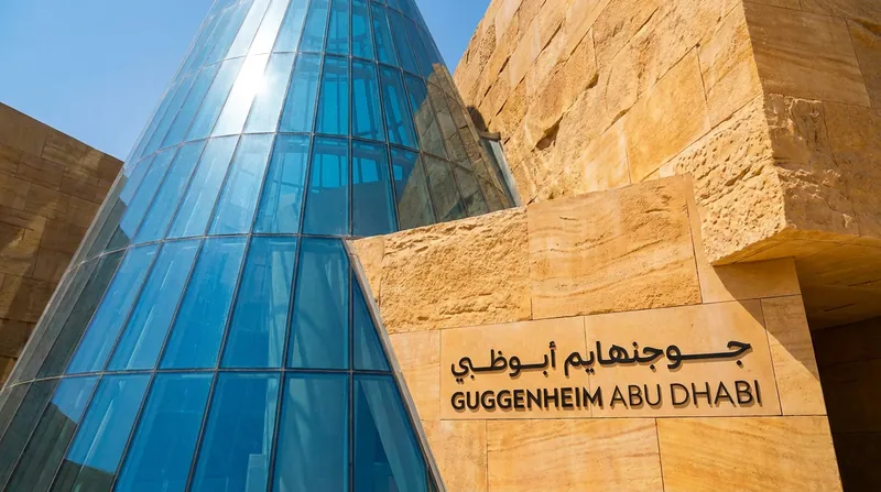 The museum's iconic cones function as modern wind towers, passively cooling the exterior courtyards.