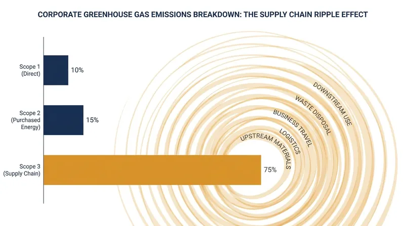 For most retailers, Scope 3 supply chain emissions account for the vast majority of their total carbon footprint.