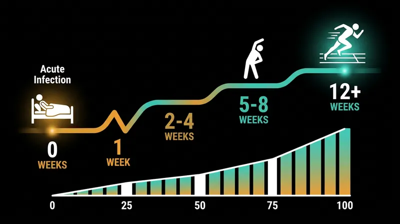 Glandular fever requires extensive rest to prevent the onset of chronic fatigue syndrome in endurance athletes.