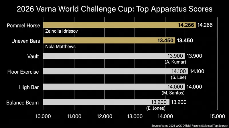 Standout qualification and final scores from the Varna leg of the series.