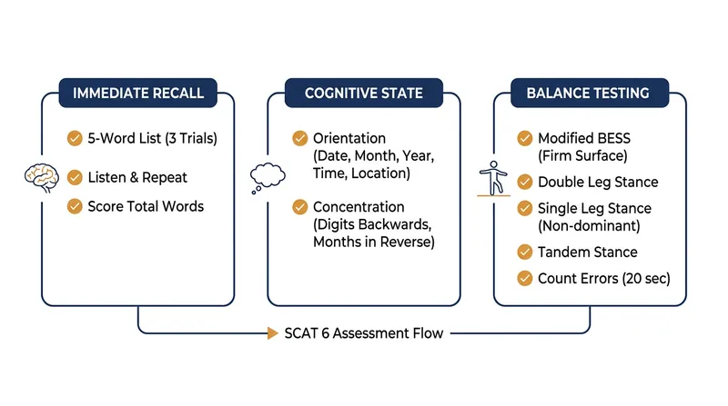 The SCAT 6 tool provides objective neurological measurements after a severe fall.