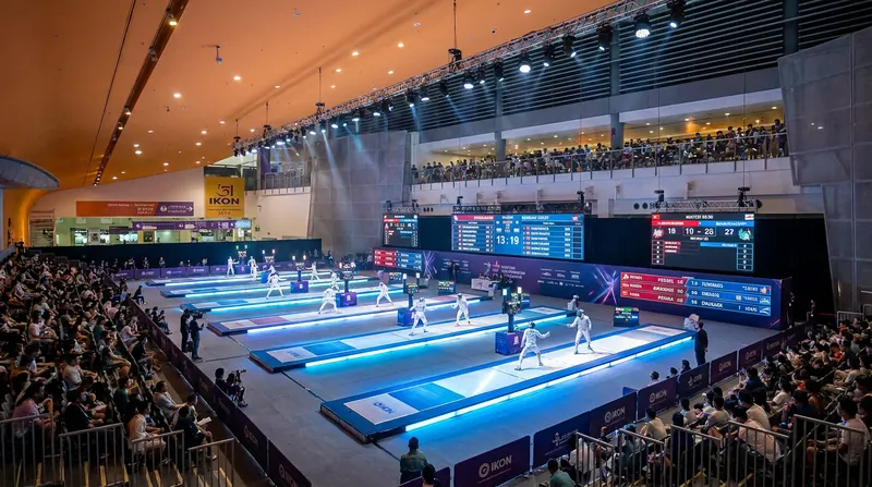 Hong Kong's AsiaWorld-Expo will host over 1,000 athletes for the 2026 World Fencing Championships.