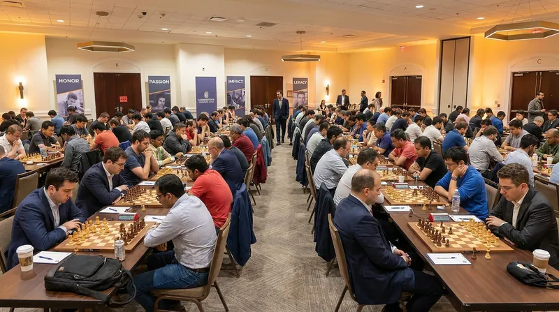 The festival drew a capacity crowd of 300 players, blending elite grandmasters with the wider chess community.