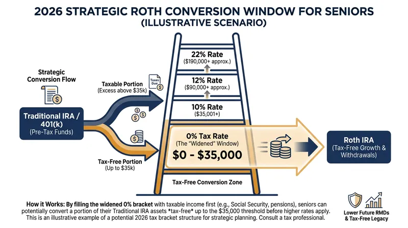 Financial planners are utilizing the expanded deduction to execute tax-free Roth conversions.