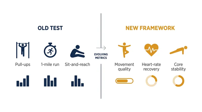 How the new Presidential Fitness Test compares to the legacy metrics.