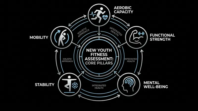 The five core pillars of the modernized youth health assessment.