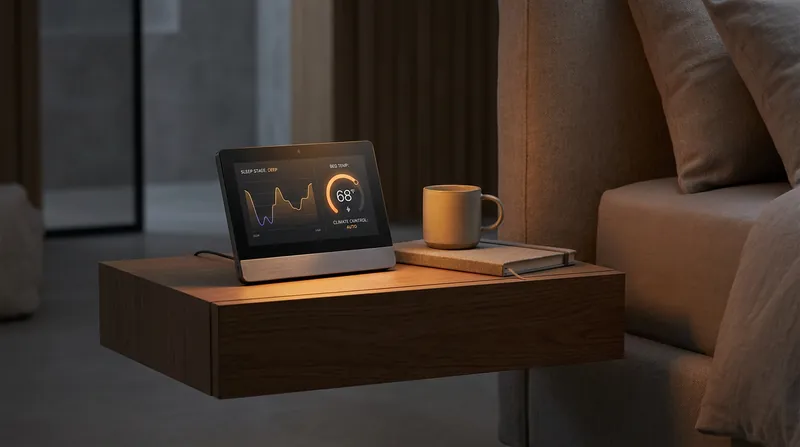 AI-driven sleep systems monitor biometrics and actively adjust mattress temperatures to optimize deep sleep.