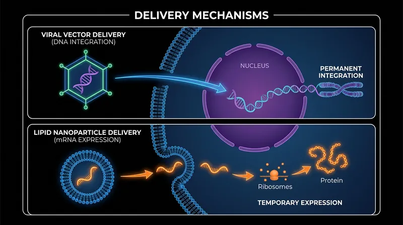 Researchers are exploring both viral vectors for permanent cancer surveillance and lipid nanoparticles for transient autoimmune treatments.