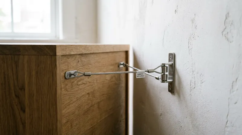Even with new engineering standards, wall anchors remain a critical secondary safety measure.