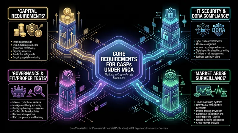 Firms providing custody, trading, or portfolio management must secure a CASP license.