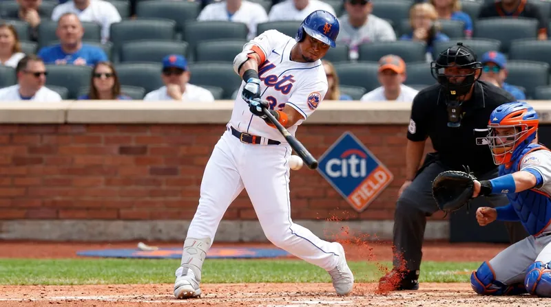 Luis Arraez continues his pursuit of a fourth career batting title.