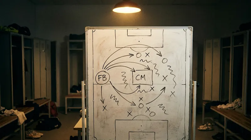 The inverted fullback creates numerical superiority in the center of the pitch.