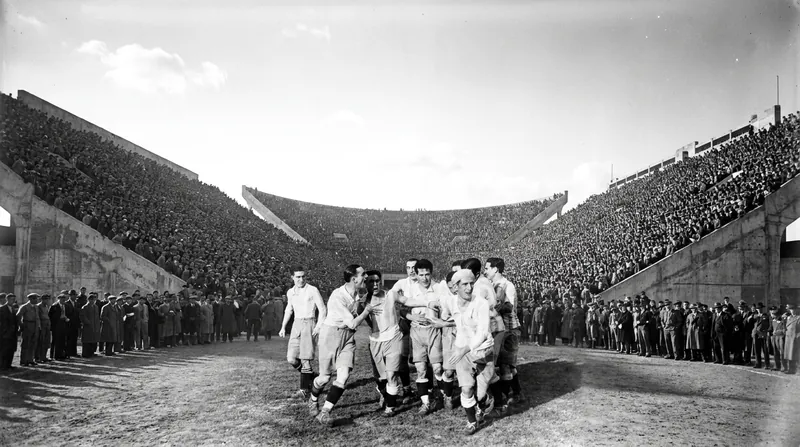 Uruguay's Estadio Centenario, built in just nine months, set the architectural baseline for the modern World Cup stadium.