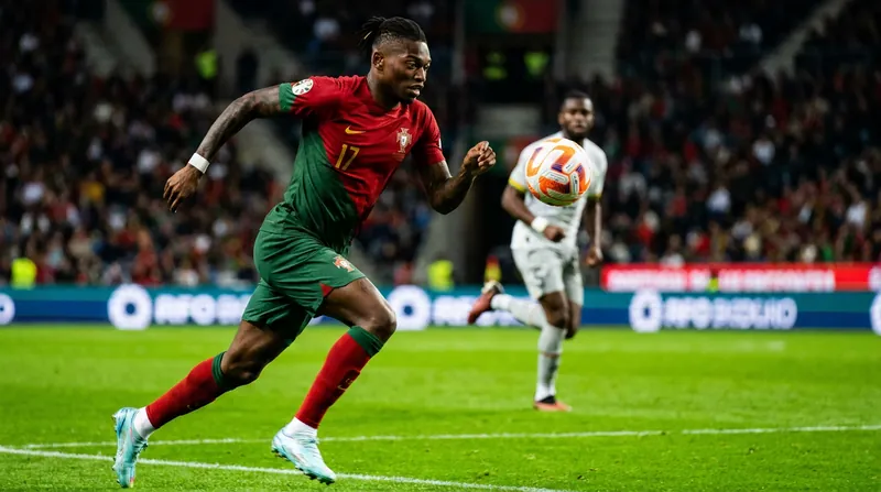 The 'overload to isolate' principle is designed to create one-on-one situations for Rafael Leão on the flank.