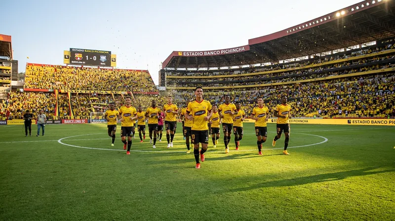 Barcelona SC secured a crucial 2-0 victory over Deportivo Cuenca to maintain their hold on second place.