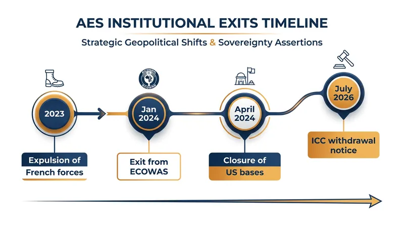 The ICC withdrawal is the latest step in a multi-year strategy to sever ties with traditional international frameworks.